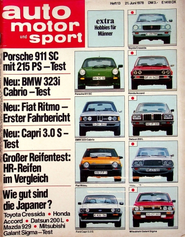 Deckblatt Auto Motor und Sport (13/1978)